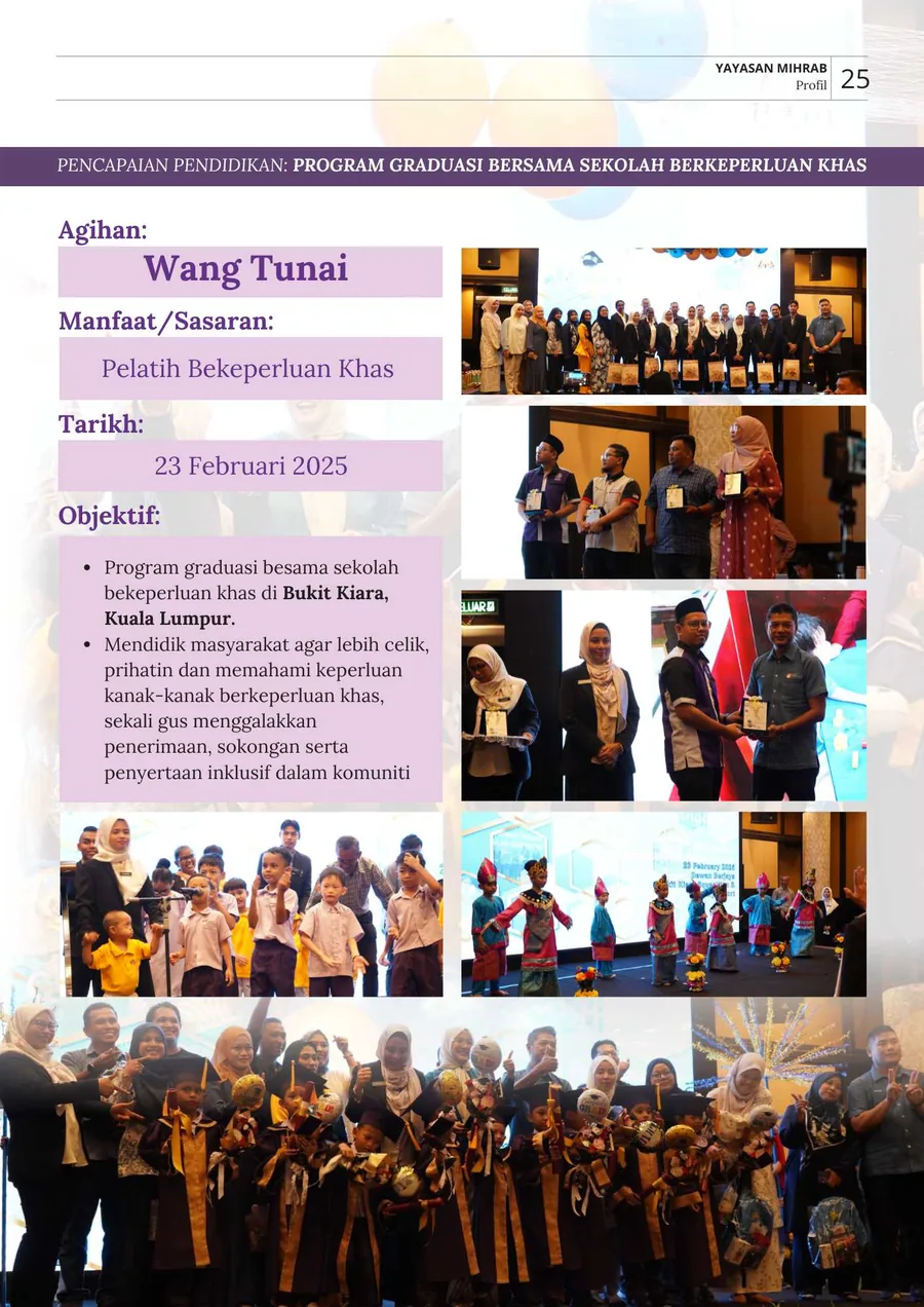 Poster Program Graduasi Bersama Sekolah Berkeperluan Khas