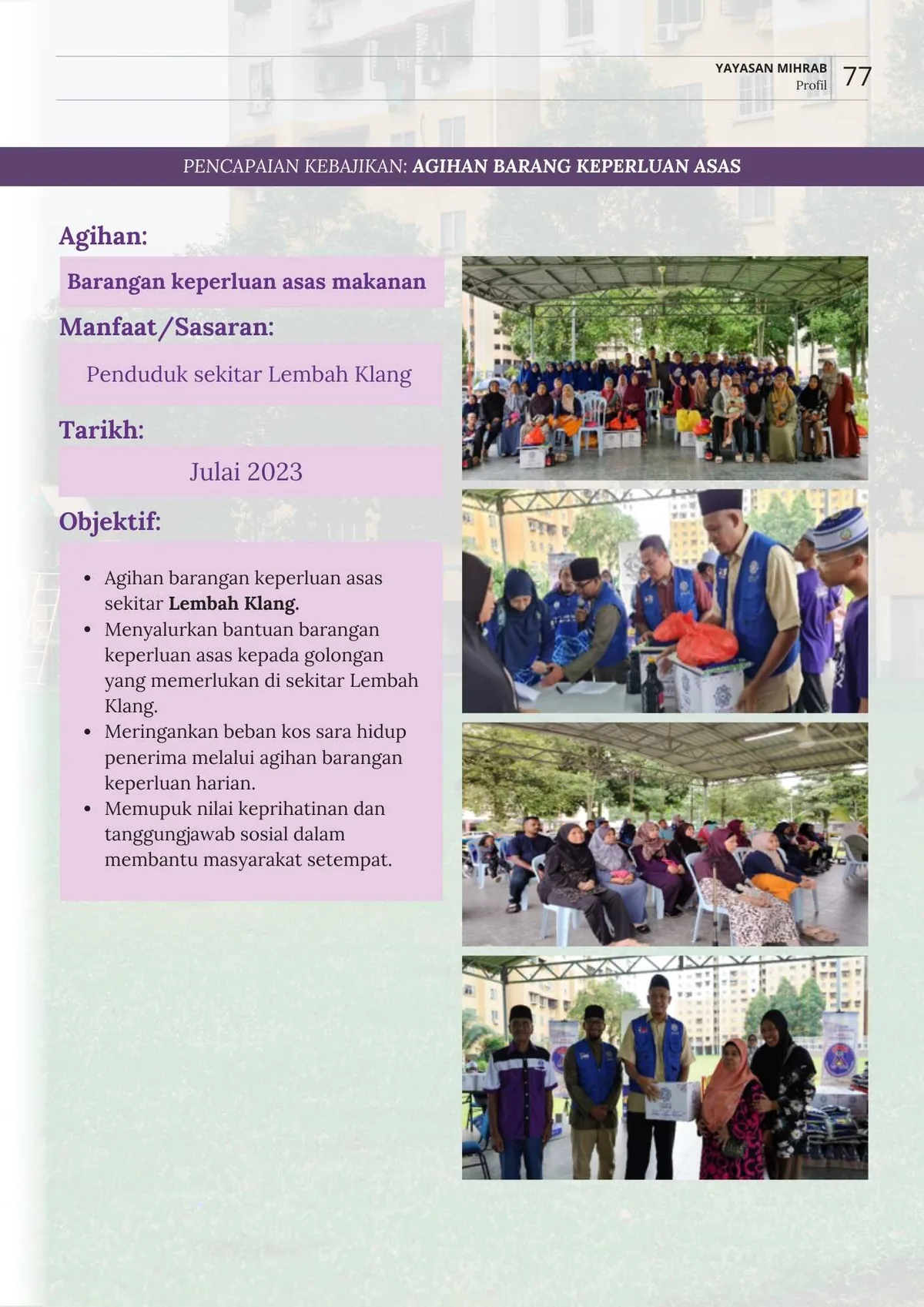Poster Agihan Barang Keperluan Asas