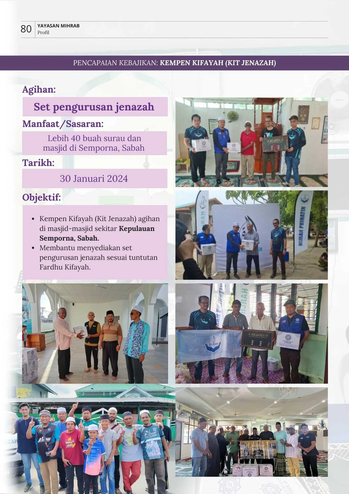 Poster Kempen Kifayah Kit Jenazah Semporna
