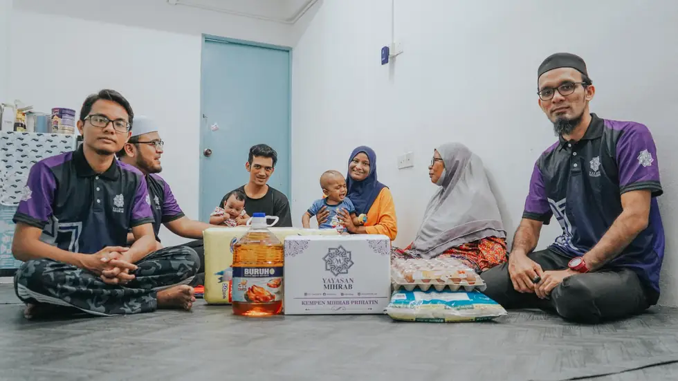 Bantuan kepada Allahyarham Adik Mikael dan keluarga