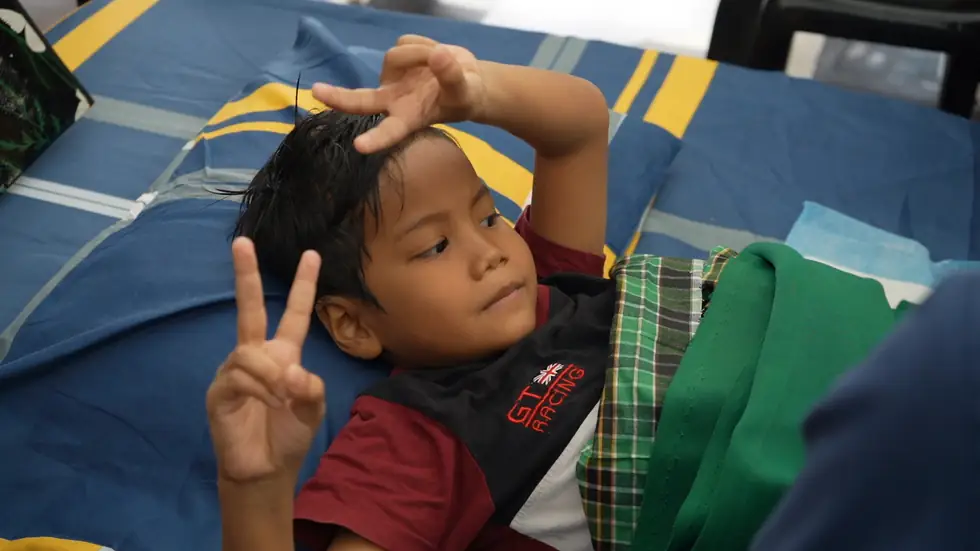 Anak asnaf selepas program khatan mega